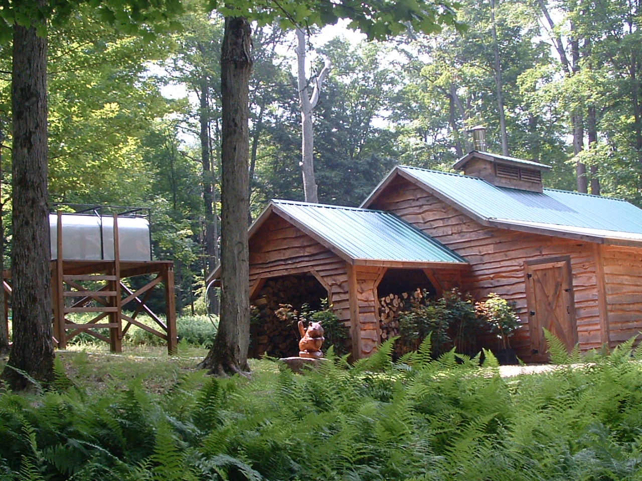 Sugar shack at Sprague's Maple Farms